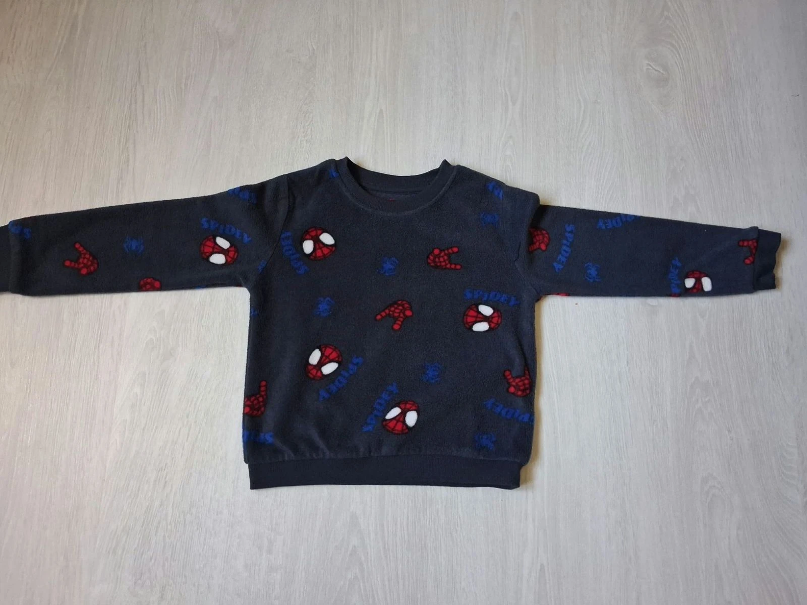 Pijama de Pelúcia Aconchegante Spider-Man Marvel 4 Anos (104 cm) - Conjunto de 2 Peças – photo 2